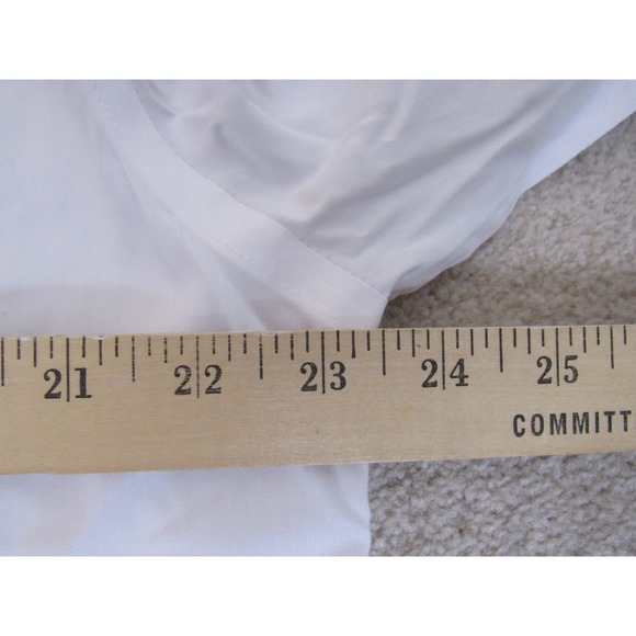 Van Heusen Flex Mens Ultra Wrinkle Free Regular Fit Dress Shirt White 16-16.5 L - Picture 9 of 10